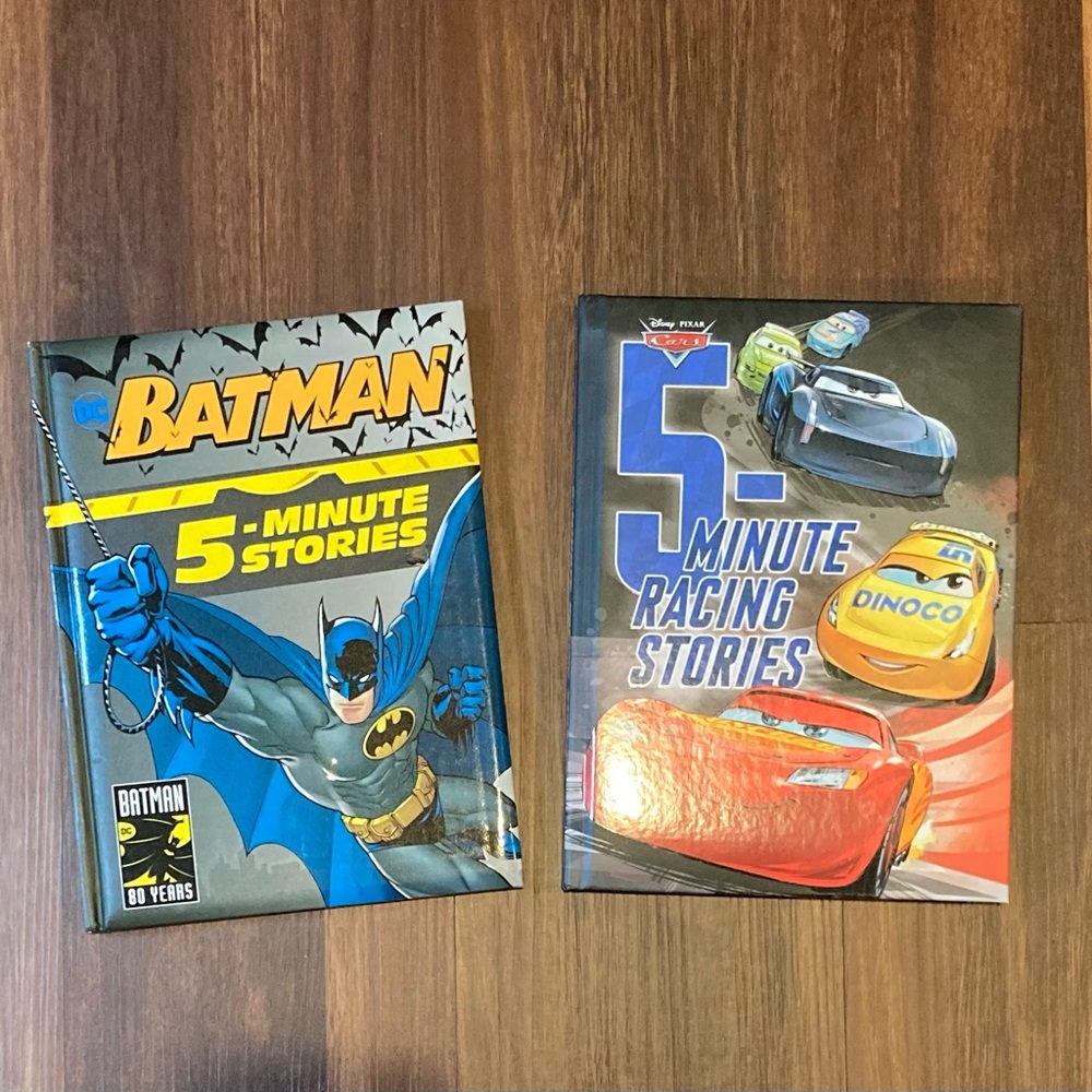 Batman and Cars 5 Minute Story Books